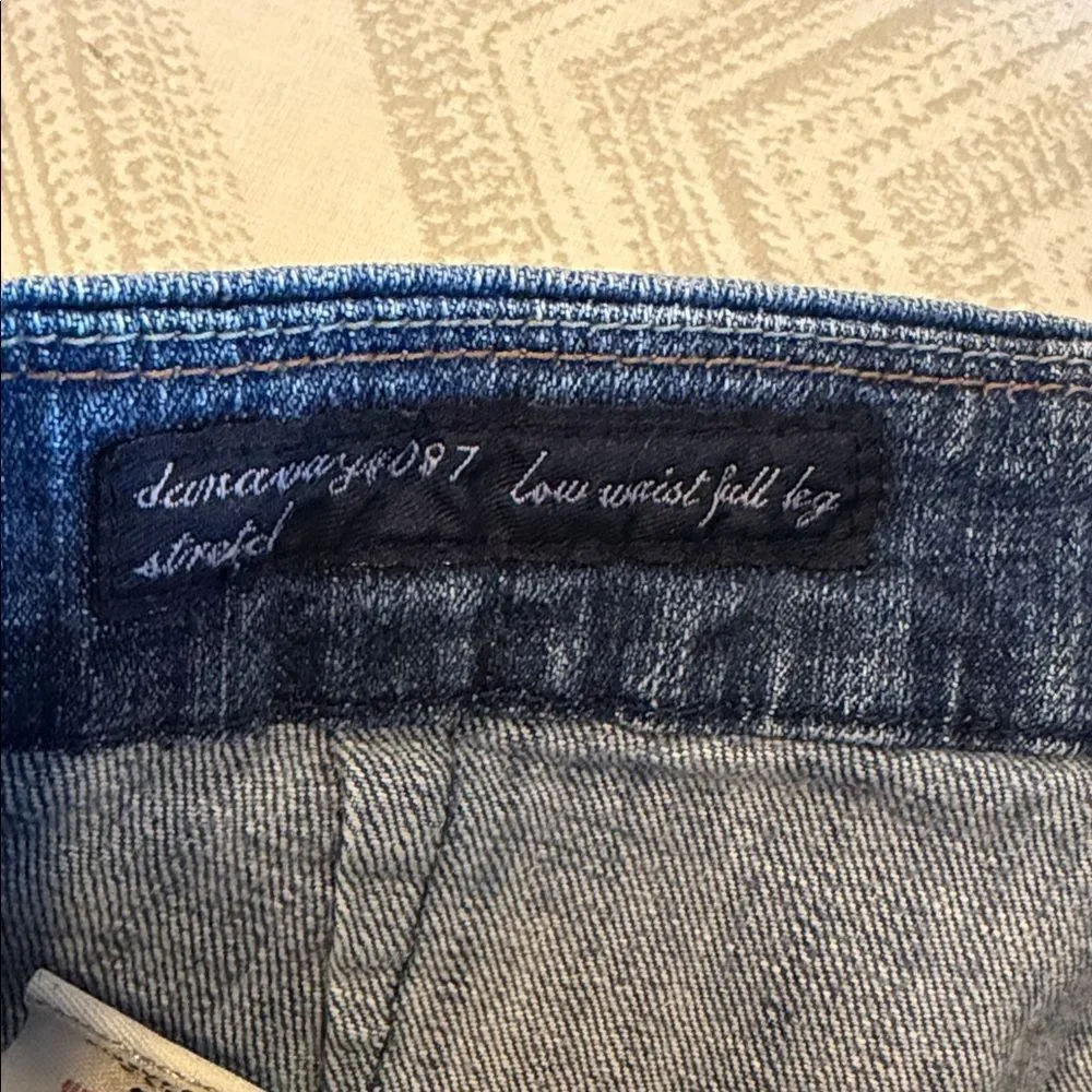 Citizens of Humanity Low Waist Full Leg #097 Jeans Size 28 Dark Blue